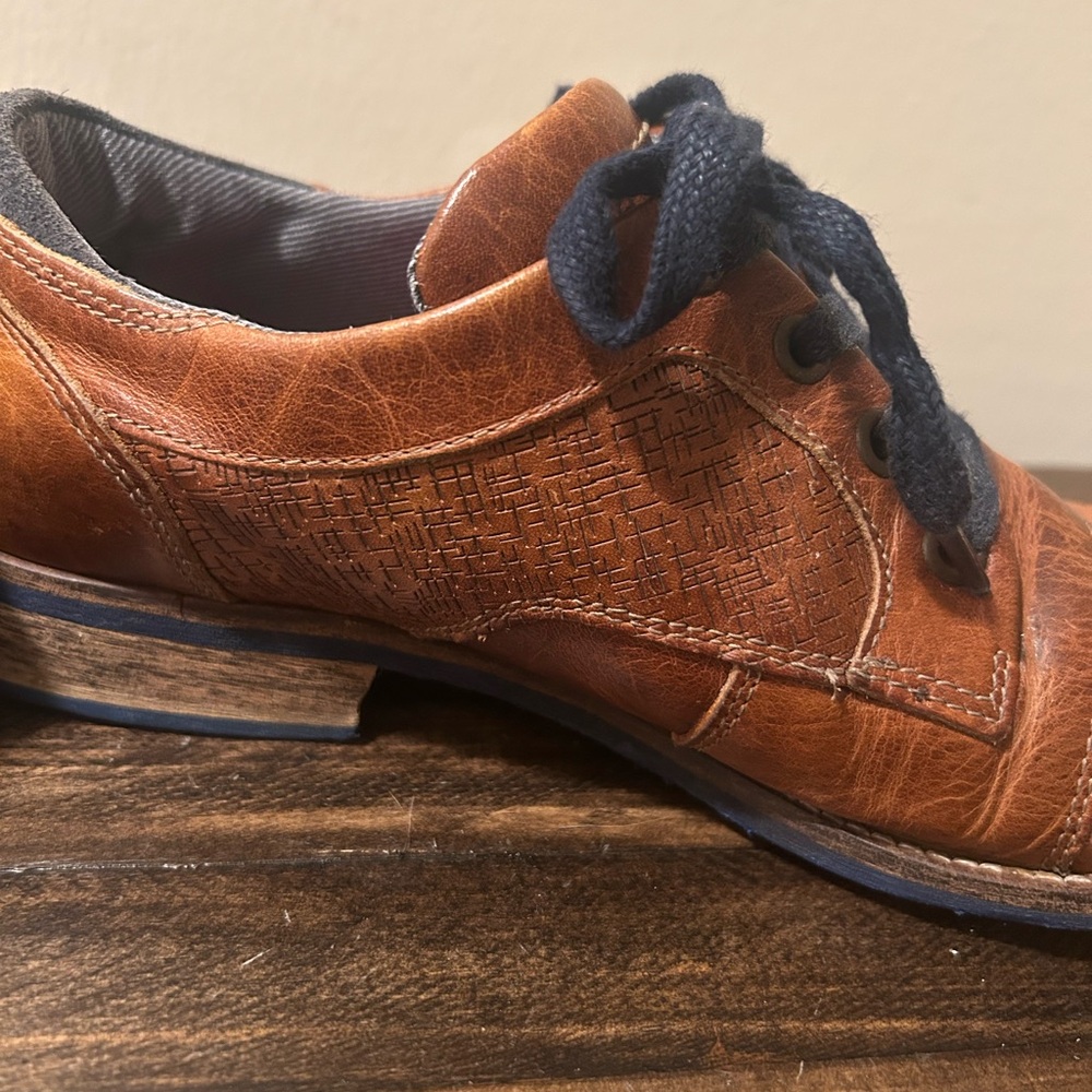 Bull Boxer Men's Sz 9 Chestnut Brown Leather Limited Edition 1/500 Dress Shoes - Picture 9 of 15